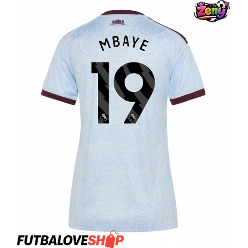 Dres Aston Villa Ibrahim Mbaye #19 Tretina pre Ženy 2026-27 Krátky Rukáv